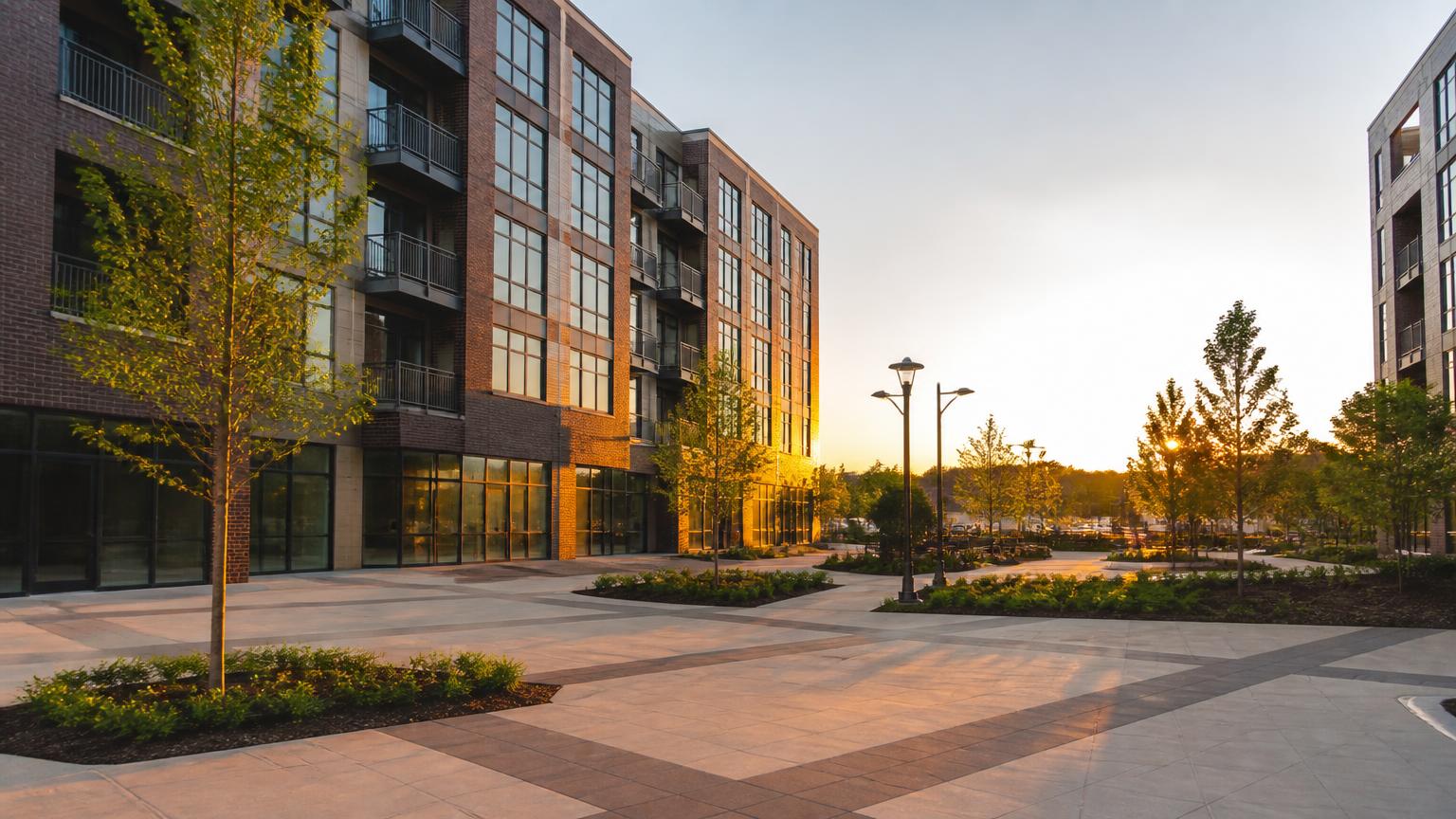 Ashburn's town center, a short drive from the club - PSA Sports Club serves Ashburn, VA